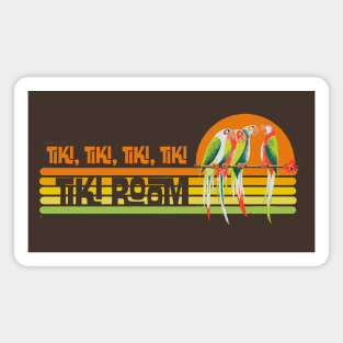 Tiki Room Vintage Retro Magnet